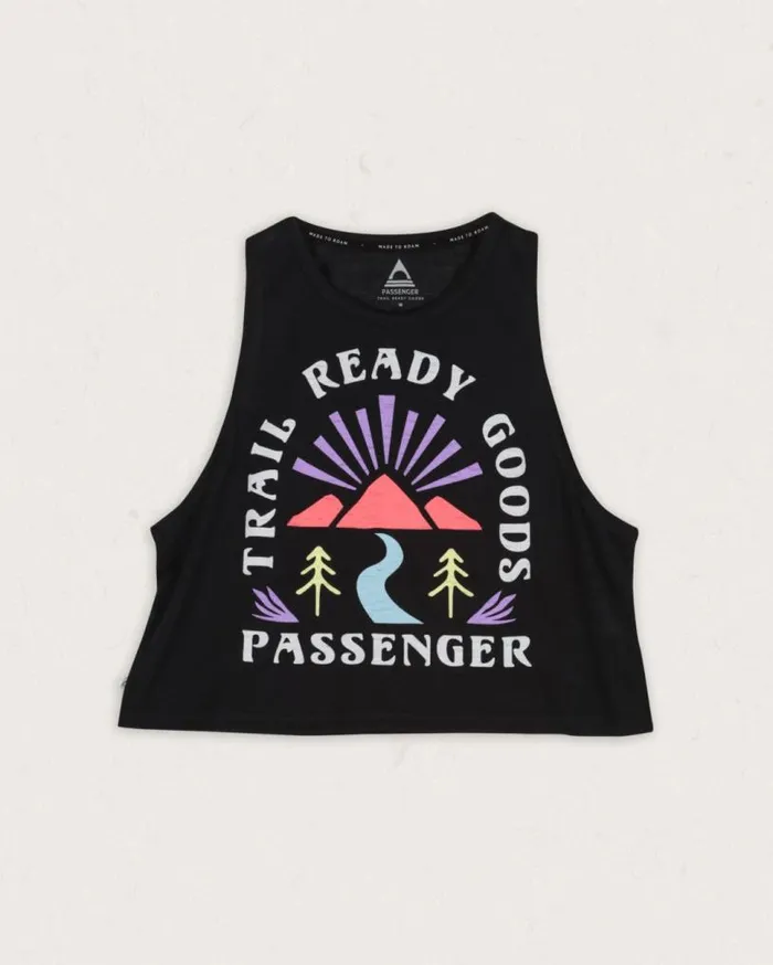 Passenger Clothing Exhale Active Recycled Vest Black Women Activewear