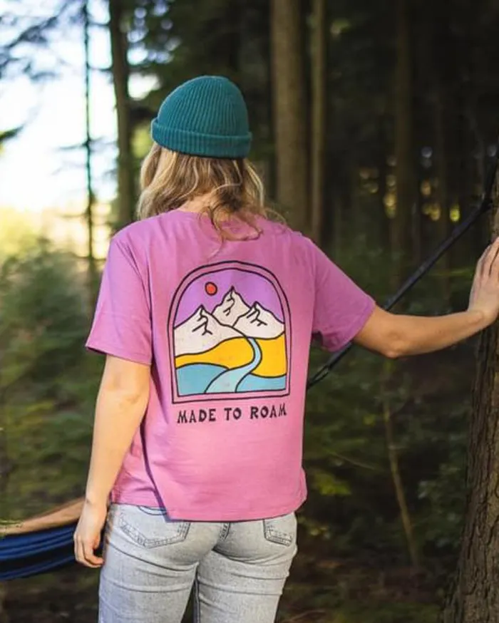 Passenger Clothing Friday Collective Recycled Cotton TShirt Orchid Women Tops and TShirts