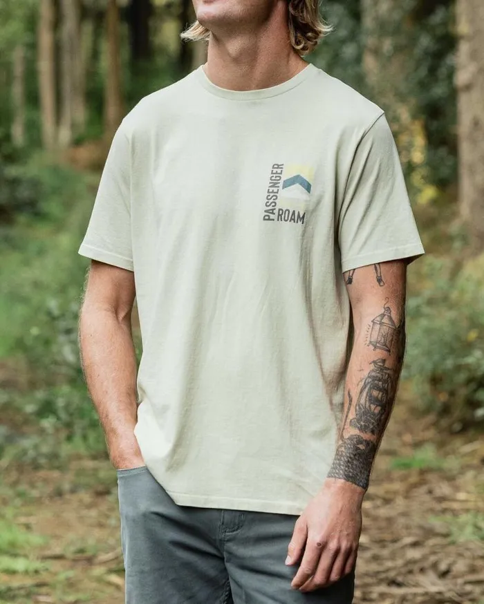 Passenger Clothing Jibe Recycled Cotton TShirt Apple Green Men TShirts and Vests