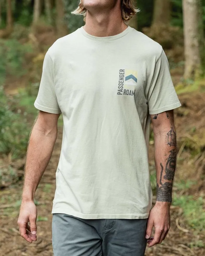 Passenger Clothing Jibe Recycled Cotton TShirt Apple Green Men TShirts and Vests