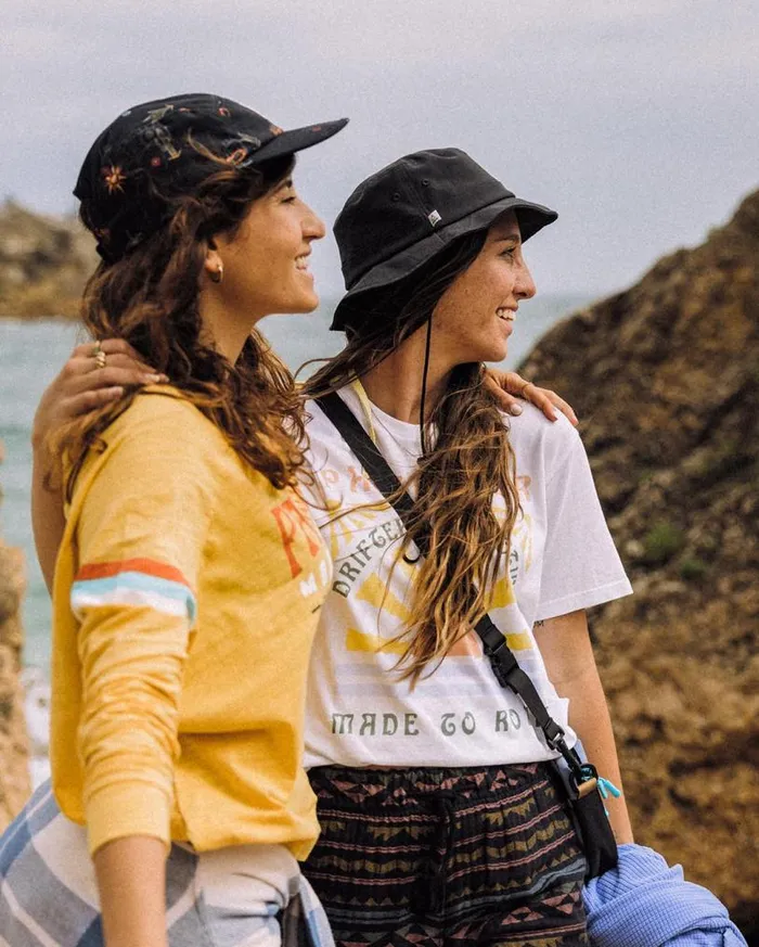 Passenger Clothing La Sarena Recycled Cotton Oversized LS TShirt Ochre Yellow Women Tops and TShirts