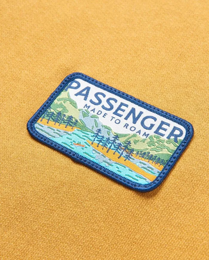 Passenger Clothing Love The Wild Hoodie Mustard Gold Women Hoodies and Sweatshirts