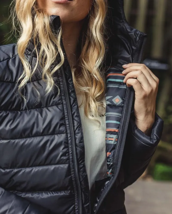 Passenger Clothing Pow Recycled Insulated Jacket True Black Women Jackets