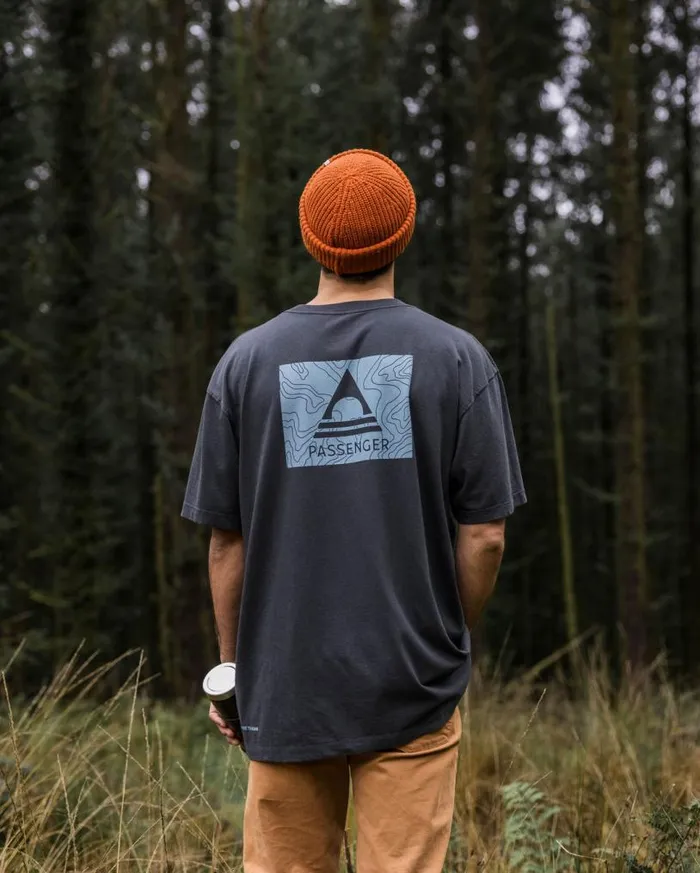 Passenger Clothing Purpose Recycled Relaxed Fit TShirt Black Men TShirts and Vests