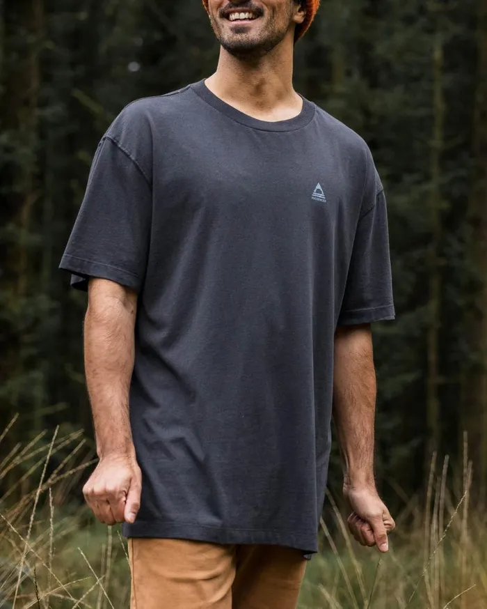 Passenger Clothing Purpose Recycled Relaxed Fit TShirt Black Men TShirts and Vests