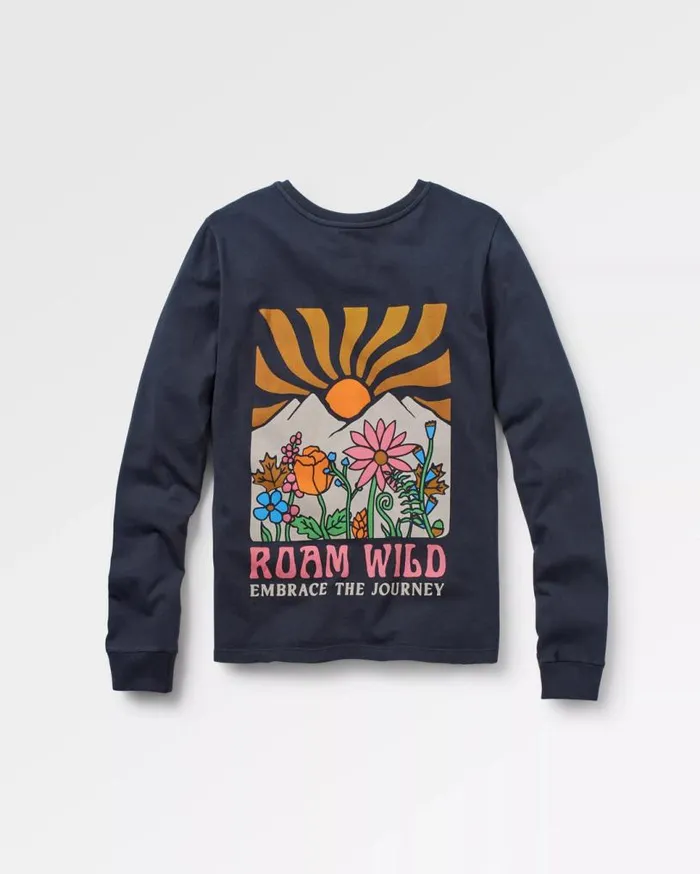 Passenger Clothing Roam Wild LS TShirt Black Women Tops and TShirts