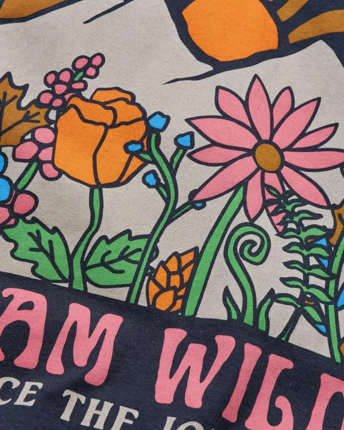 Passenger Clothing Roam Wild LS TShirt Black Women Tops and TShirts