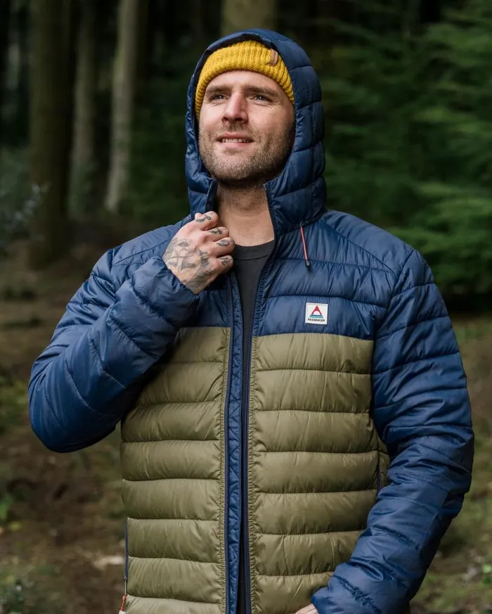 Passenger Clothing Roamer Recycled 20 Insulated Jacket Rich Navykhaki Men Jackets