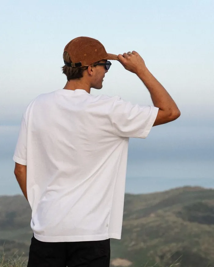 Passenger Clothing Rooted Recycled Relaxed Fit TShirt White Men TShirts and Vests