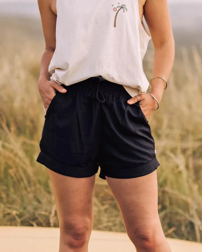 Passenger Clothing Santosa Short Black Women Shorts