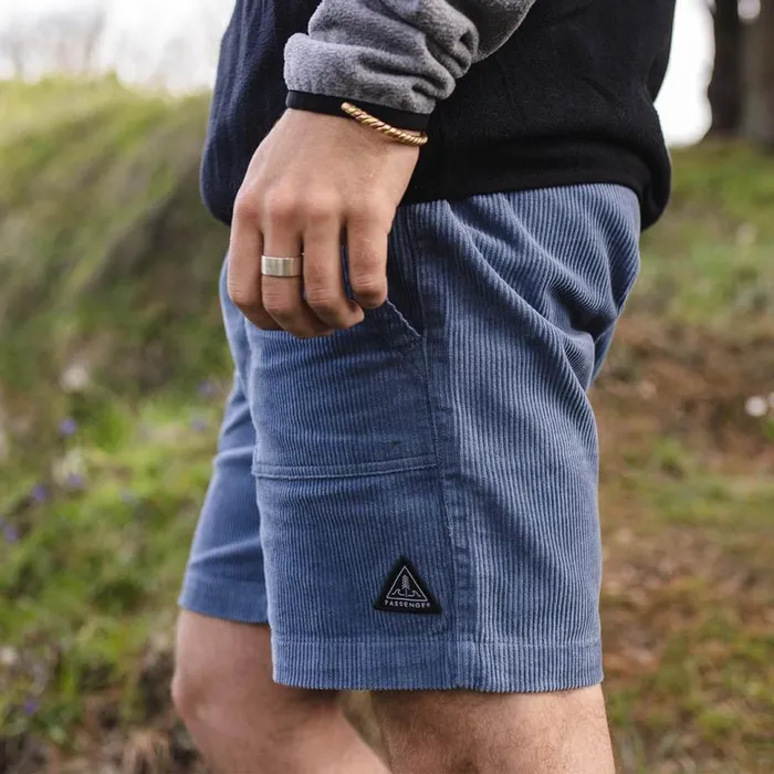 Passenger Clothing Topanga Organic Shorts Stone Blue Men Shorts