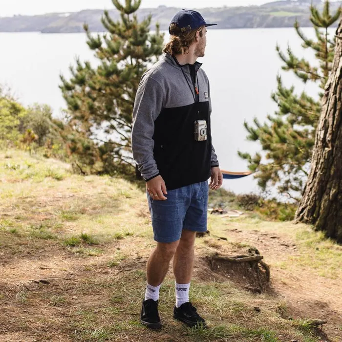 Passenger Clothing Topanga Organic Shorts Stone Blue Men Shorts