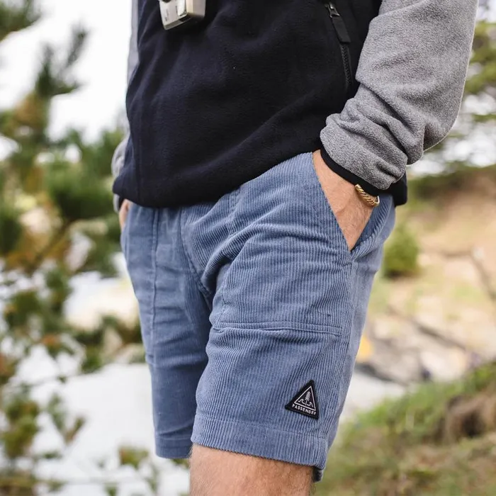 Passenger Clothing Topanga Organic Shorts Stone Blue Men Shorts