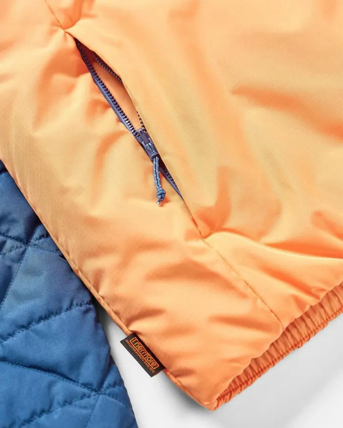 Passenger Clothing Trace Recycled Thermore Insulated Smock Dark Denim Apricot Women Activewear