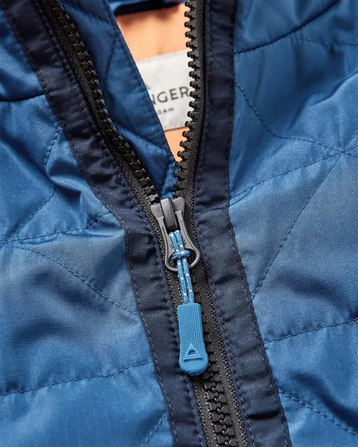 Passenger Clothing Trace Recycled Thermore Insulated Smock Dark Denim Apricot Women Activewear