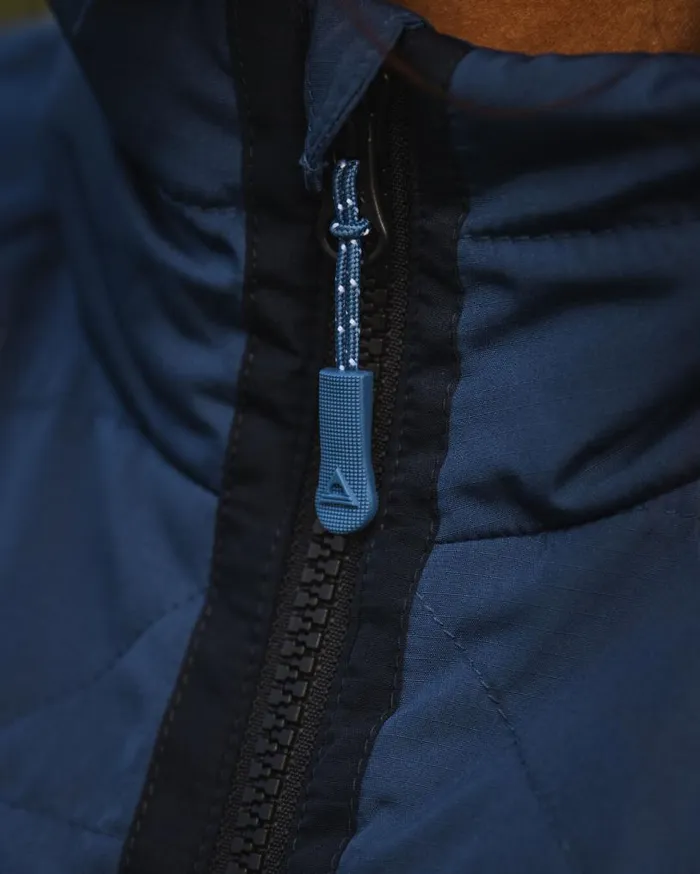 Passenger Clothing Trace Recycled Thermore Insulated Smock Dark Denim Apricot Women Activewear