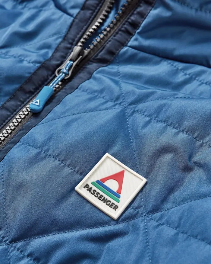 Passenger Clothing Trace Recycled Thermore Insulated Smock Dark Denim Apricot Women Activewear