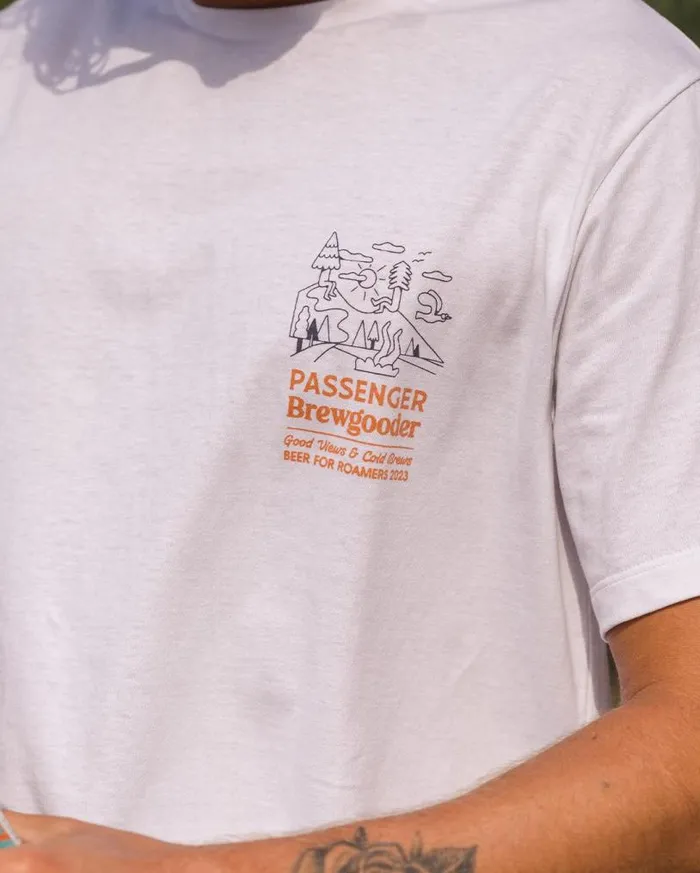 Passenger Clothing Views and Brews TShirt Passenger X Brewgooder White Men TShirts and Vests
