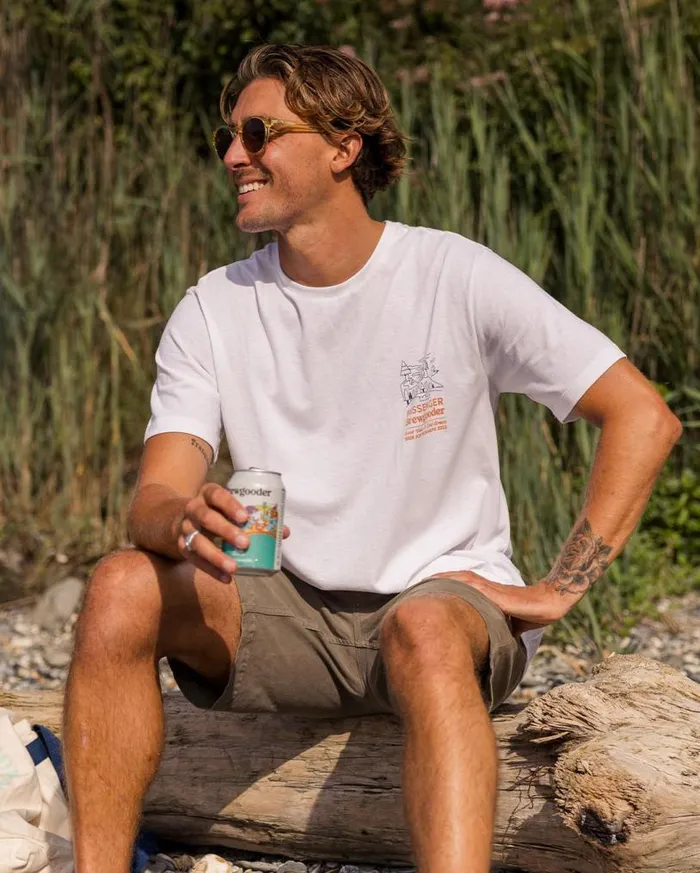Passenger Clothing Views and Brews TShirt Passenger X Brewgooder White Men TShirts and Vests