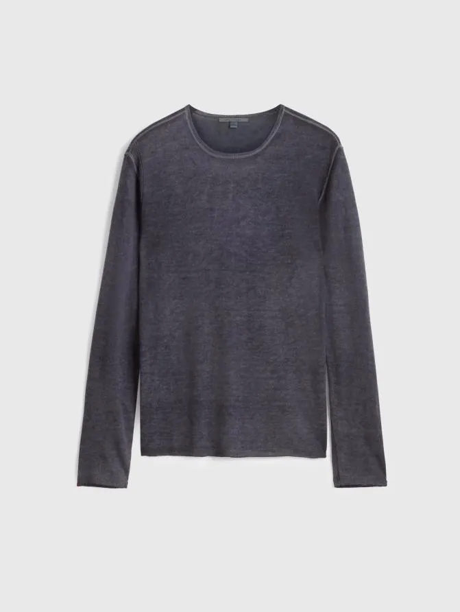 PETE CREW NECK SWEATER Med Grey Clothing John Varvatos TShirts