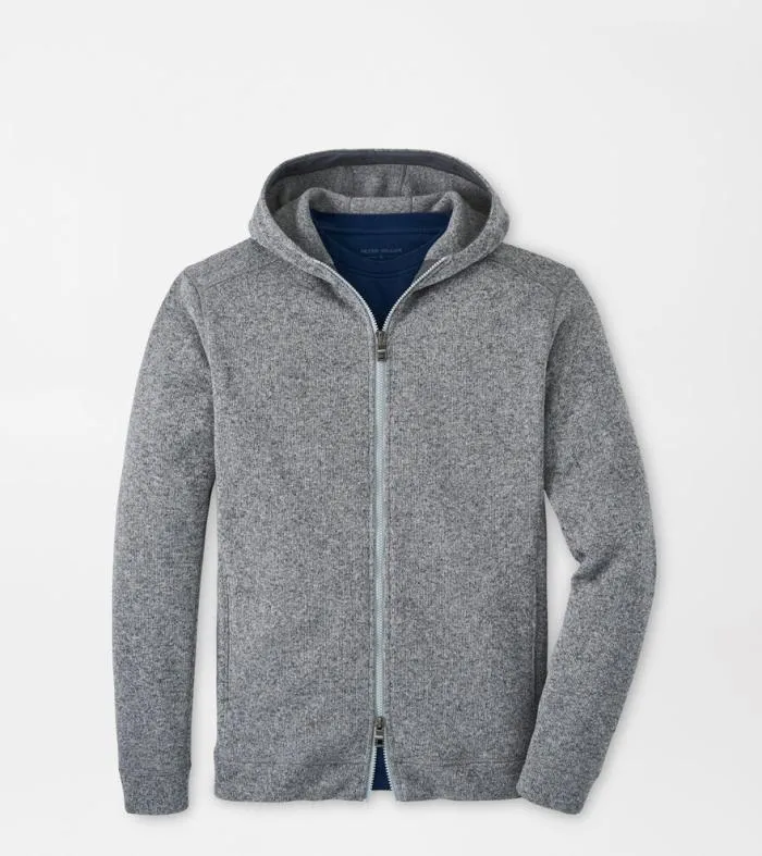 Peter Millar Pullovers Men Crown Sweater Fleece FullZip Hoodie