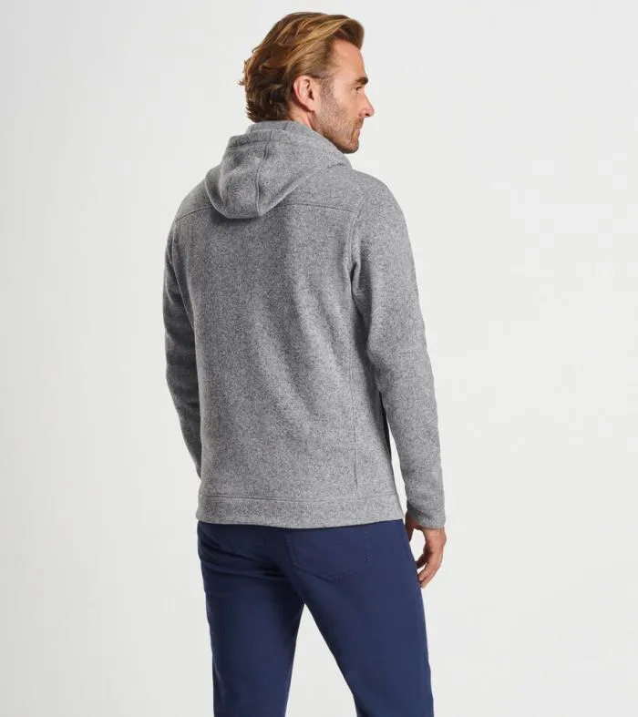 Peter Millar Pullovers Men Crown Sweater Fleece FullZip Hoodie