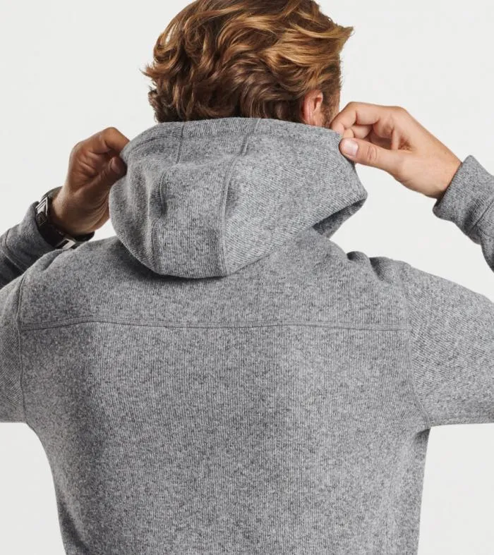 Peter Millar Pullovers Men Crown Sweater Fleece FullZip Hoodie