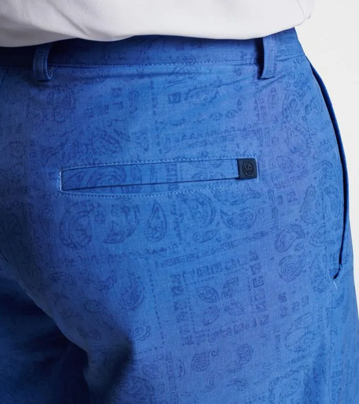 Peter Millar Shorts GolfMen Shackleford Delos Paisley Performance Hybrid Short