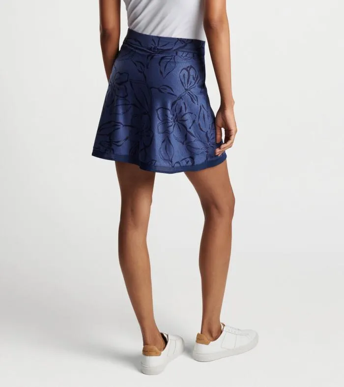 Peter Millar Skorts Shorts 038 Dresses GolfWomen Sally Tonal Floral Trim Skort