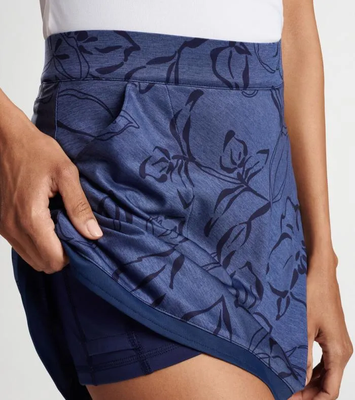 Peter Millar Skorts Shorts 038 Dresses GolfWomen Sally Tonal Floral Trim Skort