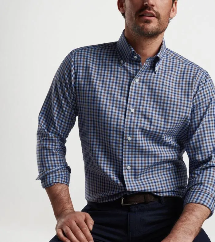 Peter Millar Sport Shirts Men Jean Winter Soft Twill Sport Shirt