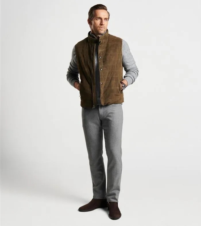 Peter Millar Vests Men Vantage Suede Vest