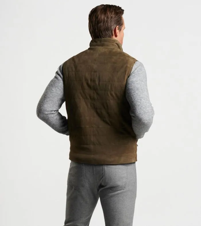 Peter Millar Vests Men Vantage Suede Vest