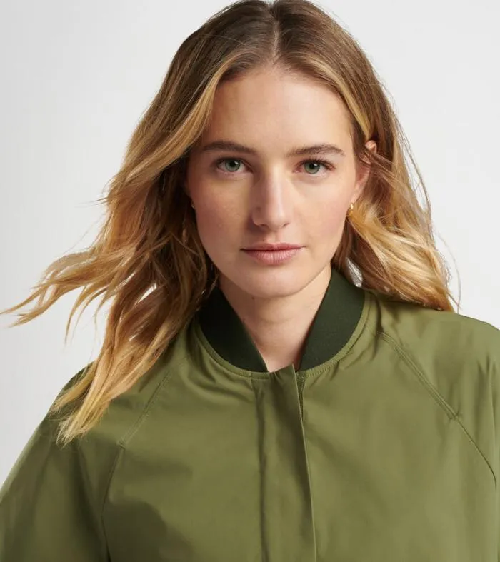 Peter Millar Women039s Golf Outerwear GolfWomen Ceres Blouson Zip Jacket