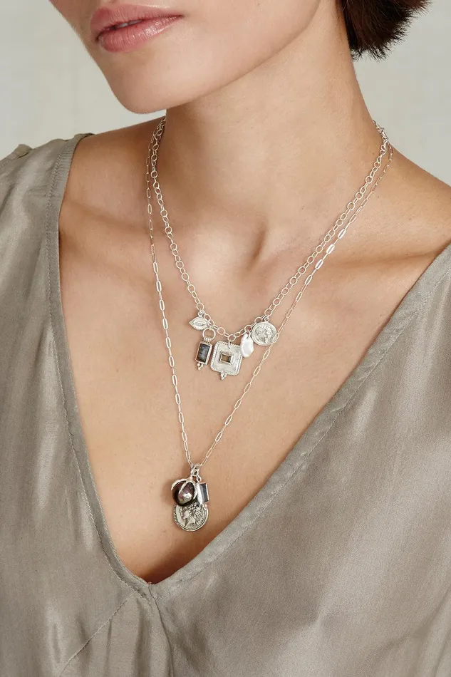 Pilar Necklace Silver Mix Women Chan Luu Necklaces
