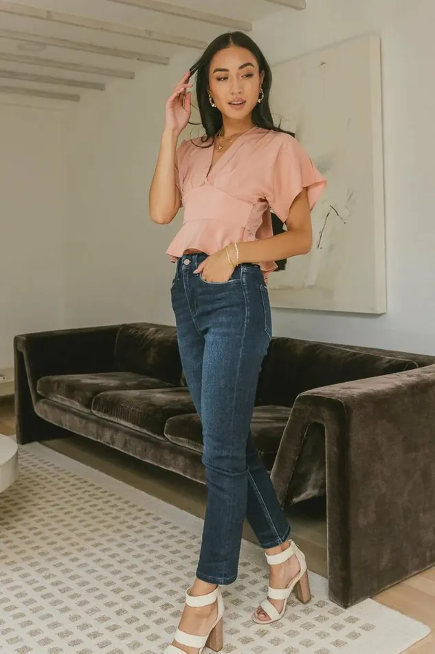 Poesy Blouse In Peach 8211 FINAL SALE Peach Women Bohme Tops