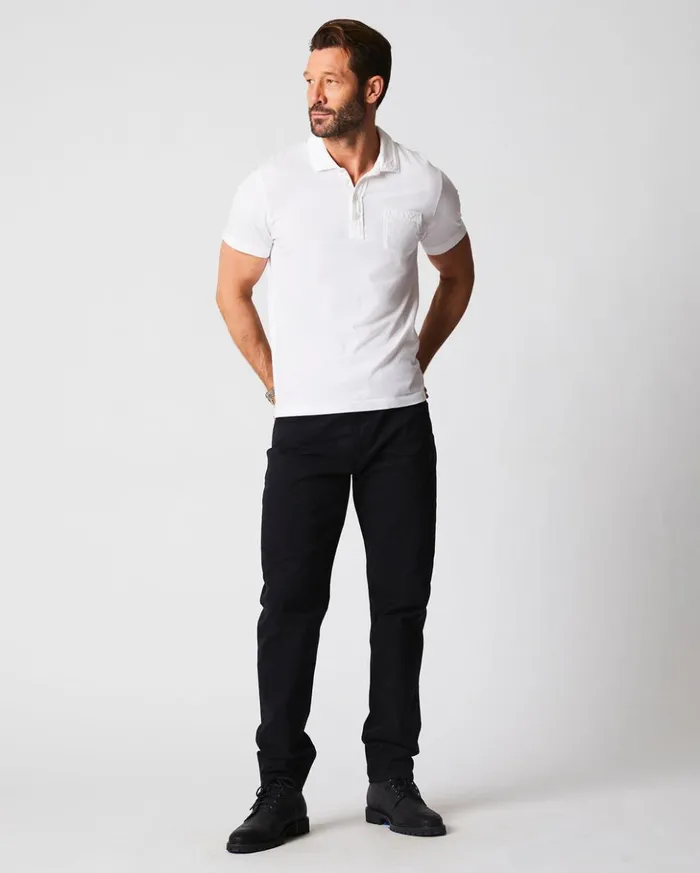 Polos Tees and Henleys Men Billy Reid Pensacola Polo White