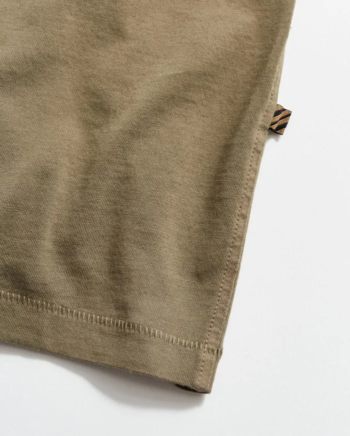 Polos Tees and Henleys Men Billy Reid Washed Tee Moss