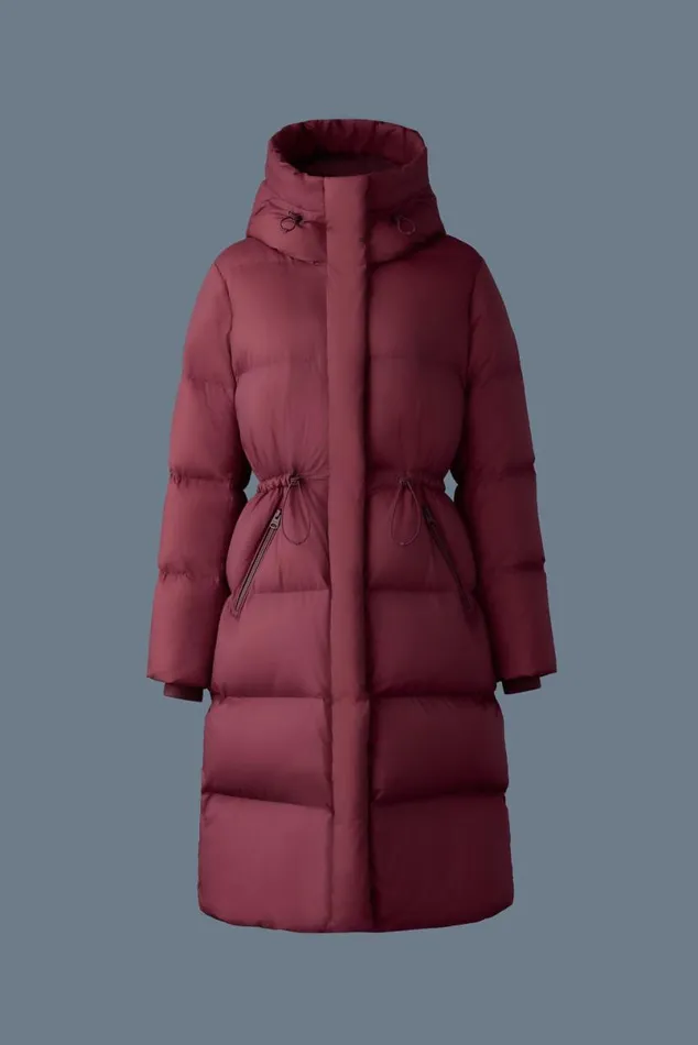 Puffers Women Mackage ISHANISW Softwash Long Down Coat With Hood Black Puffers Women Mackage ISHANISW Softwash Long Down Coat With Hood Black