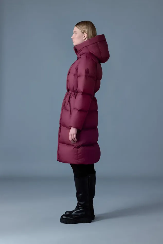 Puffers Women Mackage ISHANISW Softwash Long Down Coat With Hood Black Puffers Women Mackage ISHANISW Softwash Long Down Coat With Hood Black