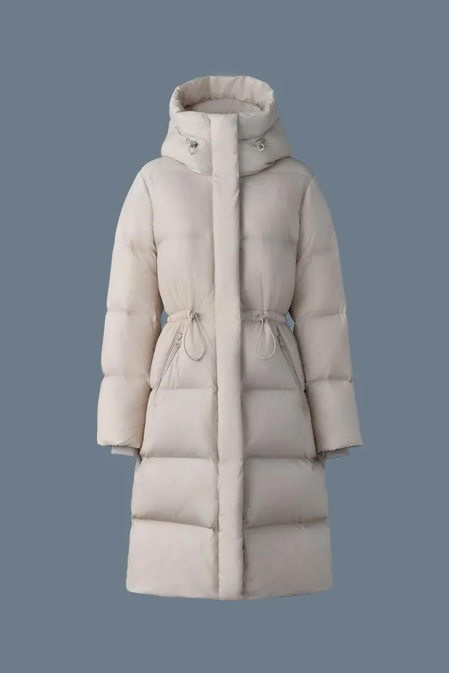 Puffers Women Mackage ISHANISW Softwash Long Down Coat With Hood Black Puffers Women Mackage ISHANISW Softwash Long Down Coat With Hood Black