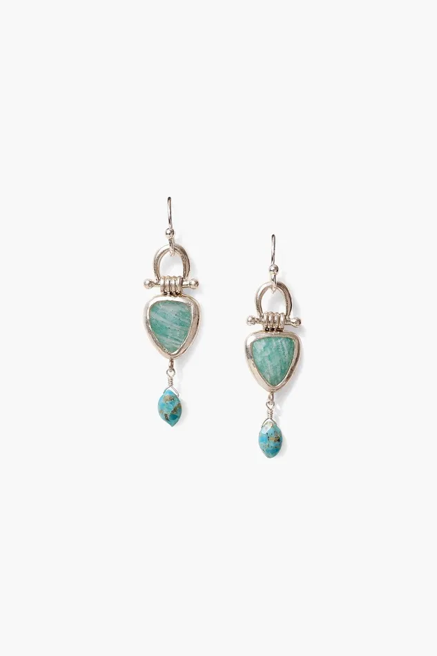 Rahel Drop Earrings Amazonite Women Chan Luu Earrings