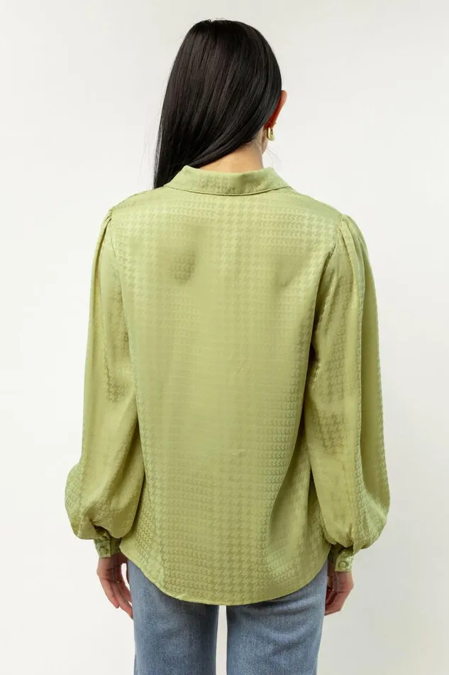 Raine Button Up 8211 FINAL SALE Chartreuse Women Bohme Tops