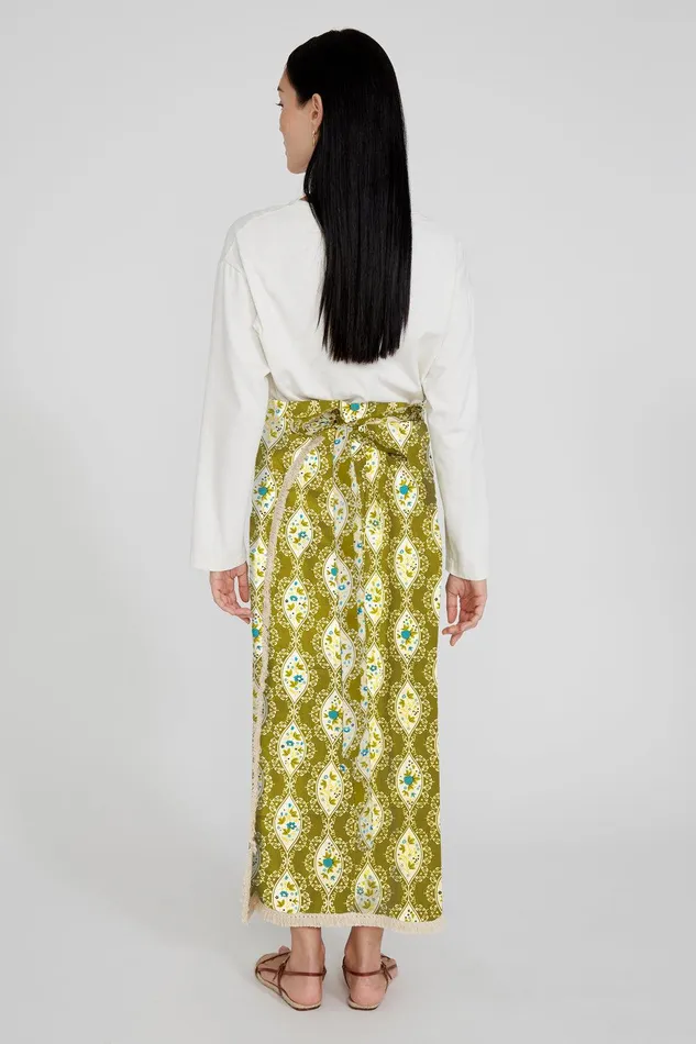 Rika Wrap Skirt Oasis Women Chan Luu Bottoms