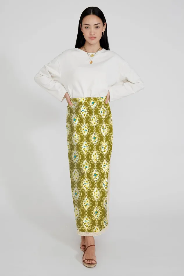 Rika Wrap Skirt Oasis Women Chan Luu Bottoms
