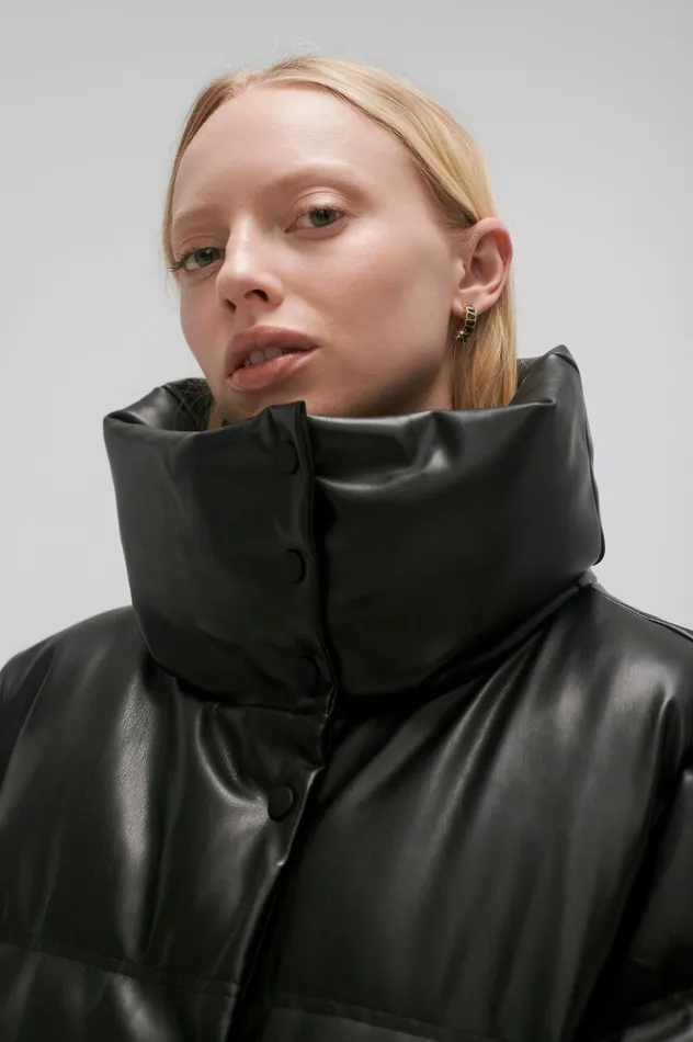 Roamer Puffer Jacket Black Women Aje Blazers Jackets 038 Coats