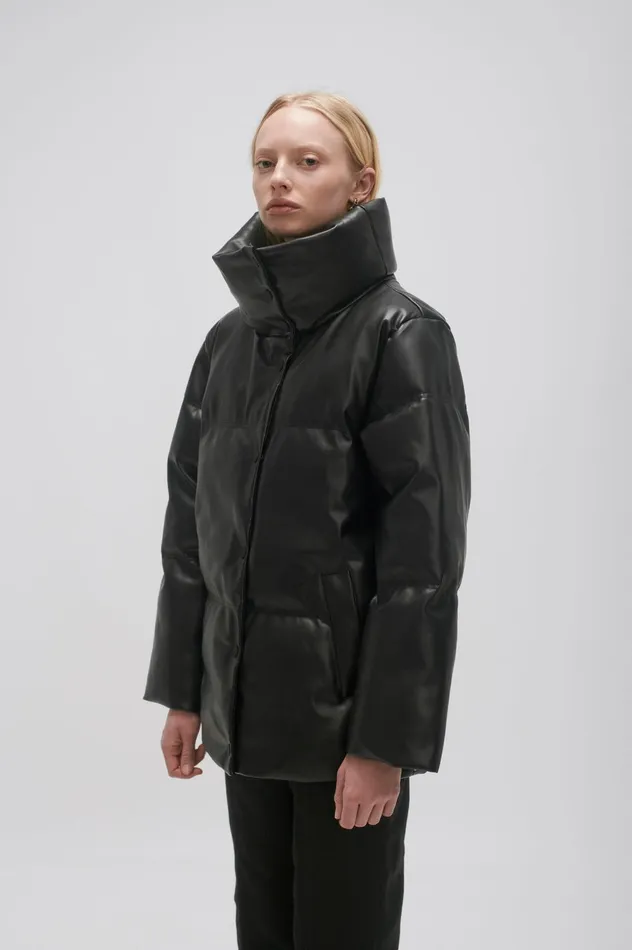 Roamer Puffer Jacket Black Women Aje Blazers Jackets 038 Coats