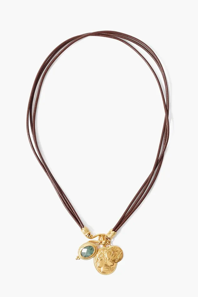 Roma Charm Necklace Emerald Mix Women Chan Luu Necklaces