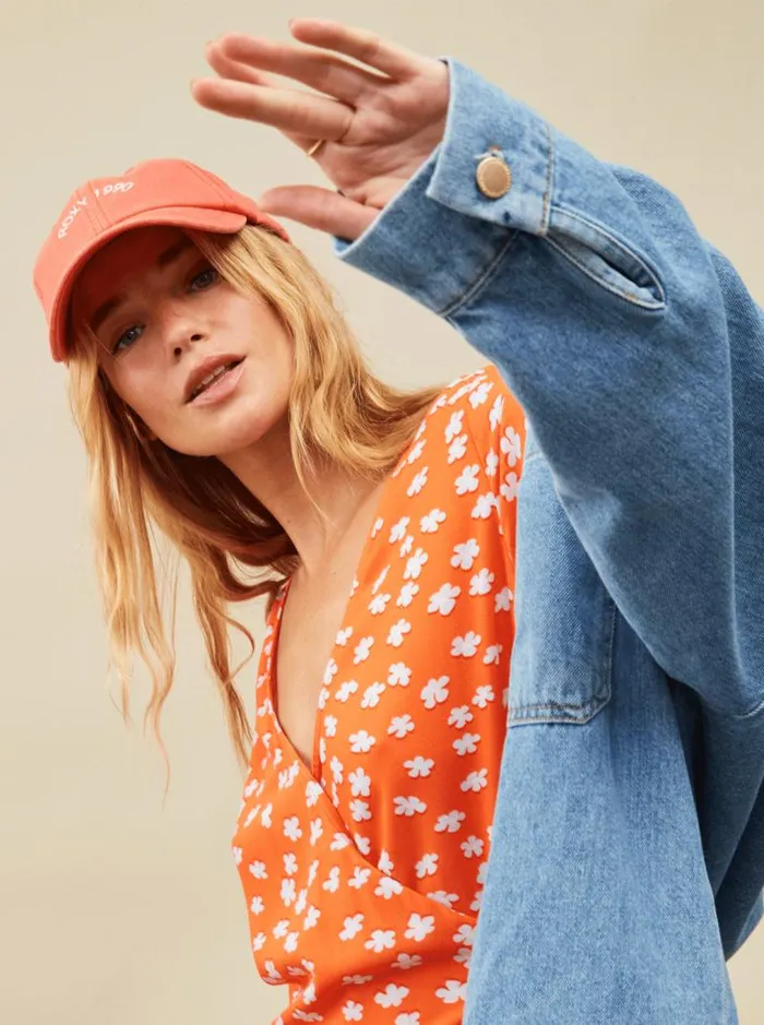 Roxy Beanies Toadstool Baseball Cap Tigerlily 8211 Women Roxy Beanies Toadstool Baseball Cap Tigerlily 8211 Women
