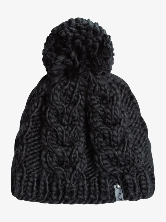 Roxy Beanies Winter Beanie True Black 8211 Women Roxy Beanies Winter Beanie True Black 8211 Women